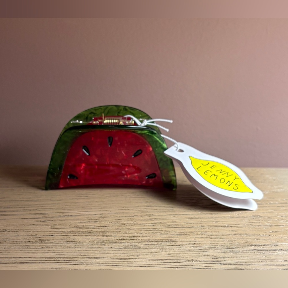 Jenny Lemons WATERMELON Hair Claw Clip